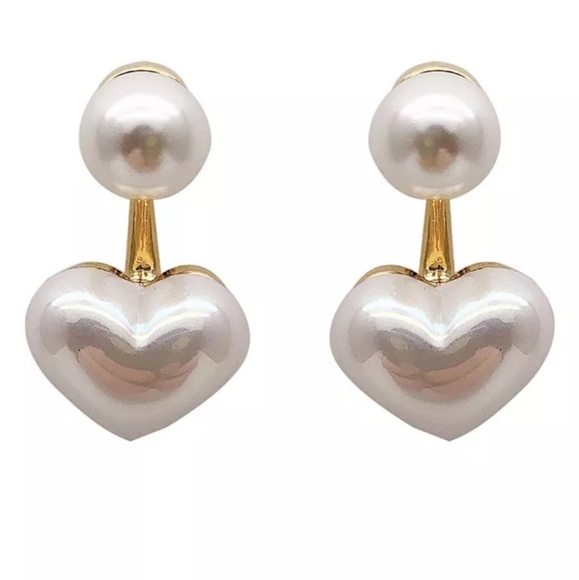 Elegant Faux Pearl  Earrings - Picture 6 of 7